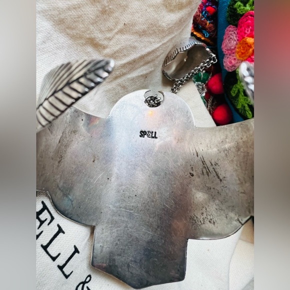 SOLD Spell And The Gypsy Thunderstruck Crystal Cuff in Silver - Picture 6 of 12